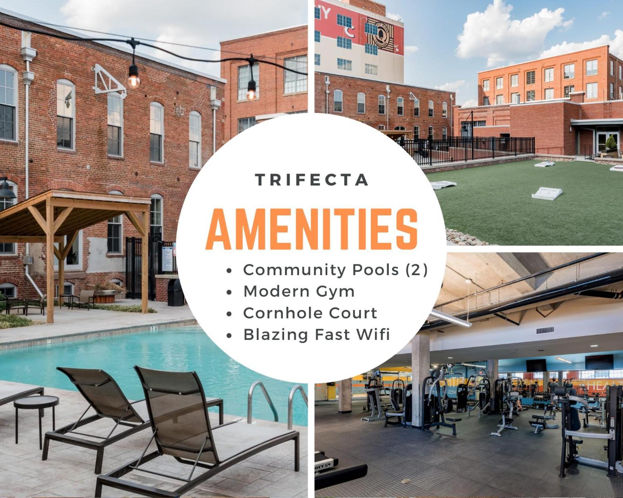 Trifecta Historic Brick 2Br Getaway Superhost Apartment Durham Exterior photo